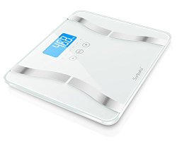 Surpahs Dual-S 330 Lb Body Fat Scale, 4 User Recognition, Measures Body Weight, Fat, Water, Calories, Muscle and Bone Mass