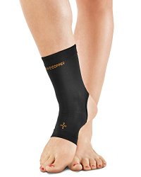 Tommie Copper Women’s Recovery Thrive Ankle Sleeve, Black, Medium