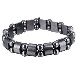 VIKI LYNN Hematite Powerful Magnetic Bracelet for Arthritis Pain Releif or for Sports Related Therapy