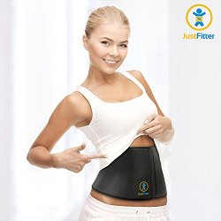 Waist Trimmer Belt For Men & Women – More Fully Adjustable Than Other Waist Slimming Belts – Provides Best Support For Lower Back & Lumbar – Results Guaranteed!