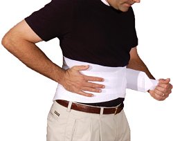 XXX-Large Back Brace With Ventilated Elastic / Lumbosacral Support / Abdomen Support