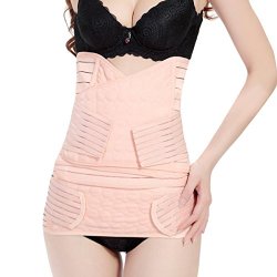 Zcargel Hot Sale Cotton 3 in 1 Breathable Postpartum Belly Wrap Postnatal Recovery Belt Post Pregnancy Support Girdle Band Slimming Shaper for women and Maternity