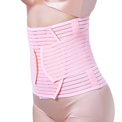 Zcargel Women’s Elastic Breathable Postnatal Pregnancy Belt hips Waist slimming shaper wrapper abdomen Support Girdle Belt Post Pregnancy Belly Band for Women Maternity