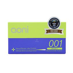 Aoni Condoms – Ultrathin 001 – World’s Thinnest Latex Condom by Guinness World Record| 12Pcs