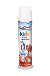 Aquafresh Kids Toothpaste, Bubblemint, 4.6 Ounce (Pack of 6)