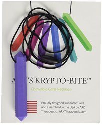 ARK’s Krypto-Bite XXT Chewable Gem Necklace Chewelry (Extra Extra Tough, Lavender)