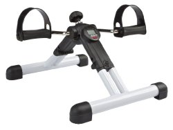Betaflex KH519 Portable Dual Exercise Bike Fully Assembled and yet Foldable with Pedometer, White