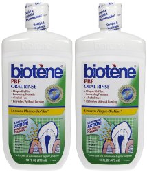 Biotene PBF Plaque Dissolving Dry Mouth Mouthwash – 16 oz – 2 pk