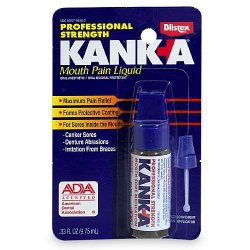 Blistex Kanka Mouth Pain Liquid,  Professional Strength , .33-Ounce (9.75 ml)