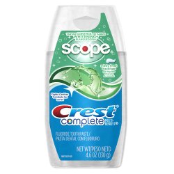 Crest Fluoride Anticavity Toothpaste, Plus Scope Flavor, 4.6 oz
