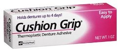 Cushion Grip Thermoplastic Denture Adhesive – 1 oz