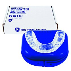 Custom Dental Night Guard for Teeth Grinding – Pro Teeth Guard. 365 Day 100% Money Back Guarantee. Size: Adult-Female.