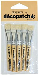 Decopatch Pack Of 5 No.5 Brushes (11mm)