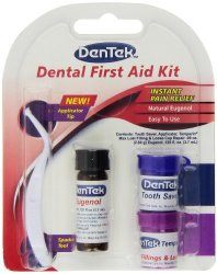 DenTek – Dental First Aid Kit – Applicator, Teeth Saver, Tooth Ache Relief