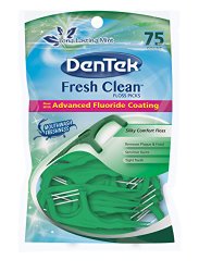 DenTek Fresh Clean Floss Pick, 75 Count