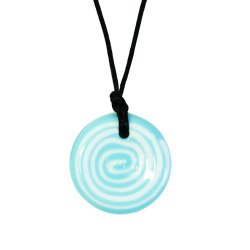 Disc Pendant – Whirlpool – Chew Necklace for Sensory, Oral Motor, Anxiety, Autism, ADHD
