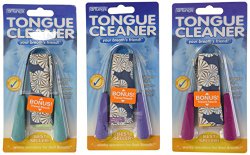 Dr. Tung’s Tongue Cleaner, Stainless Steel (3)-colors may vary