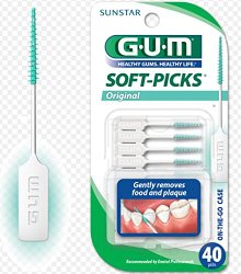 GUM Soft-picks, Step 3, 40-count Packages (Pack of 6)