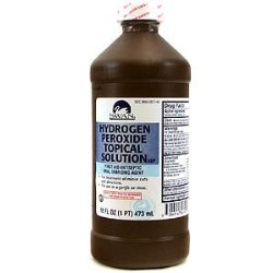 Hydrogen Peroxide 3% First Aid Antiseptic Solution 16 oz. Case of 12 Bottles