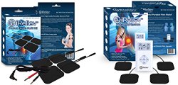iReliev TOP-BEST TENS Massager Unit & (20) Electrode Pad Bundle for Pain Relief, Joint or Muscle Pain. 100% Satisfaction