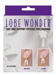 Lobe Wonder Earring Support Patches, 60-Count Boxes (Pack of 4)