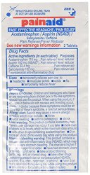 McKesson Painaid Refill For 1599 Zee Medical – (50 packs of 2 which is a total of 100) – Model 1707