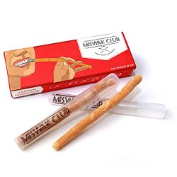 Miswak Club Natural Teeth Whitening Kit/ Natural Toothbrush for Whiter Teeth, Fresher Breath, While Being Chemical Free – 100% Money Back Guarantee!