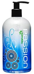 Passion Lubes, Natural Water-based Lubricant, 16 Fluid Ounce