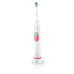 Philips Sonicare 2 Series Plaque Control Sonic Electric Toothbrush, Coral