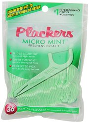 Plackers Micro Flosser, Mint, 36 Count