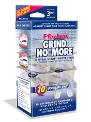 Plackers Mouth Guard Grind No More Night Time Use – 1 package (10 count)