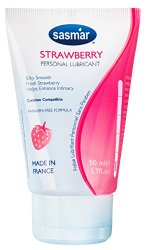 Sasmar Personal Lubricant, Strawberry, 1.7 Fluid Ounce