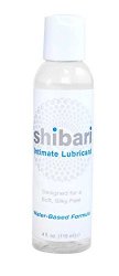Shibari Water Based Intimate Lubricant, 4oz Bottle