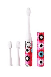 Sonicety Electric Toothbrush HI-923 Flower Polka Dot (Portable/Travel Size)