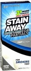 Stain Away denture cleanser for partials and smokers – 8.4 oz