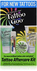 Tattoo Goo Tattoo Aftercare Kit – Includes Soap – New Formula, Tattoo Goo, Lotion, Color Guard