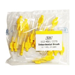 TePe Original Interdental Brushes (25 Pack) (0.70mm Yellow)