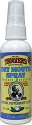 Thayers Dry Mouth Spray Peppermint Sugar Free w/Pump 4 oz