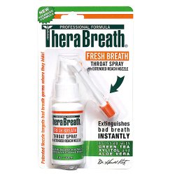 TheraBreath Dentist Recommended Fresh Breath Spray for On the Go, 1 Ounce