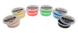 Theraputty Resistive Exercise Putty – Set of 6 resistances – 4 oz.