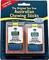 Thursday Plantation Tea Tree Original Chewing Sticks Dual Pack (200 Total)