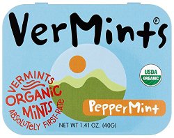 VerMints All Natural PepperMints, 1.41-Ounce Tins (Pack of 6)