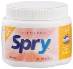 Xlear – Spry Gum Fresh Fruit, 100 gum (Pack of 2)