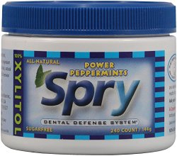 Xlear Spry Power Peppermint Mints, 240-Count