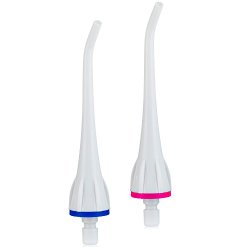Xtech Replacement Nozzle Tips for XHOI-100 Electric Oral Irrigator / Water Flosser (2 pack)