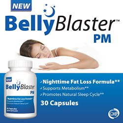 Belly Blaster PM – Night Time Weight Loss Pill – Loss Weight While You Sleep – 30 Capsules