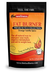 Fat Burner by Hint Wellness – Weight Loss Tea and Energy Blend  18 Tea Bags – 72g