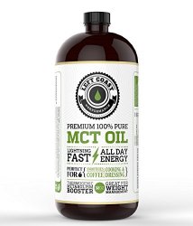 Left Coast Performance MCT Oil, Huge 32 Oz. Premium Blend Is Easier To Absorb and Digest.