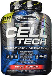 Muscletech Cell Tech Performance Series Powder, Fruit Punch, 5.95 Pounds
