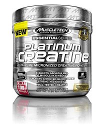 MuscleTech Platinum 100% Creatine Supplement, 400 Gram, 80 Servings